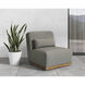 Carbonia Palazzo Taupe Outdoor Swivel Lounge Chair, Swivel